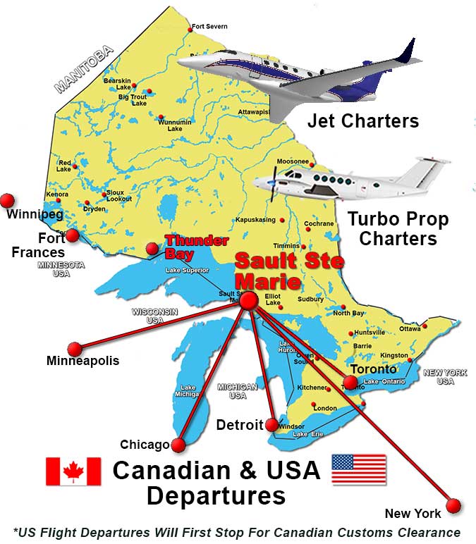 Sault Ste Marie Charter Flights